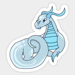 Chirpy Dragon :: Dragons and Dinosaurs Sticker